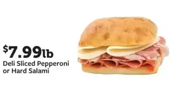 Fareway Deli Sliced Pepperoni or Hard Salami offer