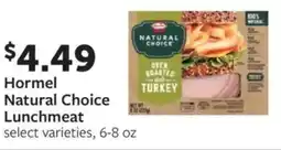 Fareway Hormel Natural Choice Lunchmeat offer