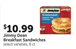 Fareway Jimmy Dean Breakfast Sandwiches offer