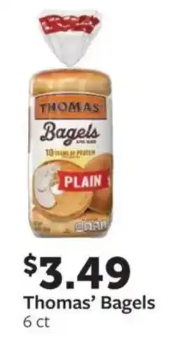 Fareway Thomas' Bagels 6 ct offer