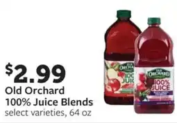 Fareway Old Orchard 100% Juice Blends offer