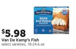 Fareway Van De Kamp's Fish offer