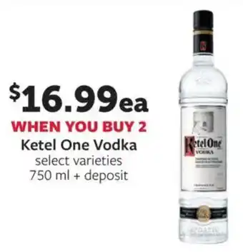 Fareway Ketel One Vodka offer