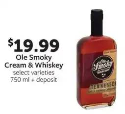 Fareway Ole Smoky Cream & Whiskey offer