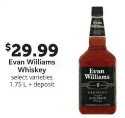 Fareway Evan Williams Whiskey offer