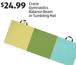 Aldi Crane Gymnastics Balance Beam or Tumbling Mat offer
