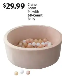 Aldi Crane Foam Pit with 68-Count Balls offer
