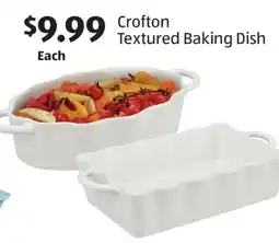 Aldi Crofton Textured Baking Dish offer