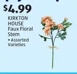 Aldi KIRKTON HOUSE Faux Floral Stem offer