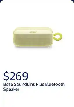 Walmart Bose SoundLink Plus Bluetooth Speaker, Waterproof Portable Speaker, Citrus offer