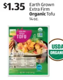 Aldi Earth Grown Extra Firm Organic Tofu offer