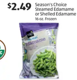 Aldi Season's Choice Steamed Edamame or Shelled Edamame offer