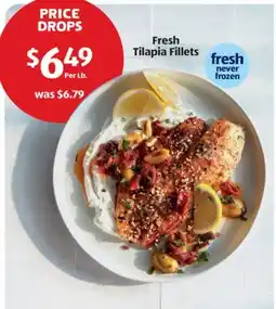 Aldi Fresh Tilapia Fillets offer