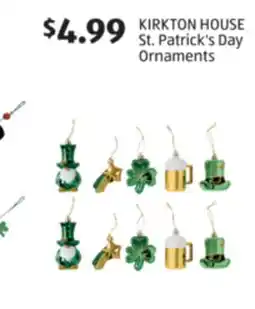 Aldi KIRKTON HOUSE St. Patrick's Day Ornaments offer