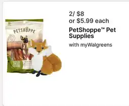 Walgreens PetShoppe Pet Supplies offer