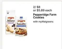 Walgreens Pepperidge Farm Cookies offer