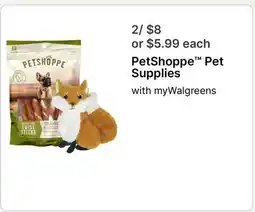 Walgreens PetShoppe Pet Supplies offer