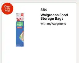 Walgreens Walgreens Food Storage Bags offer