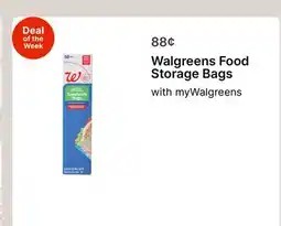 Walgreens Walgreens Food Storage Bags offer