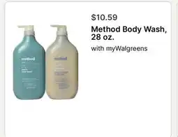 Walgreens Method Body Wash, 28 oz offer