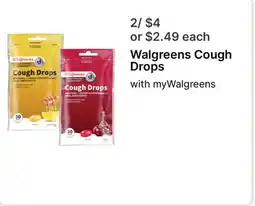 Walgreens Walgreens Cough Drops offer