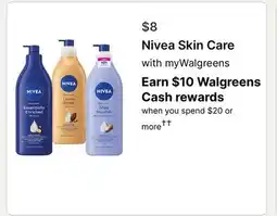 Walgreens Nivea Skin Care offer