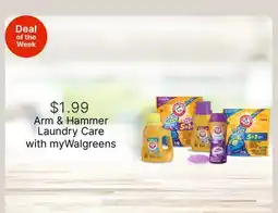 Walgreens Arm & Hammer Laundry Care offer