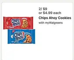 Walgreens Chips Ahoy Cookies offer