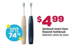 Grocery Outlet Spinbrush Smart Clean Powered Toothbrush offer