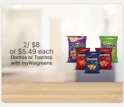 Walgreens Doritos or Tostitos offer