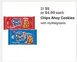 Walgreens Chips Ahoy Cookies offer