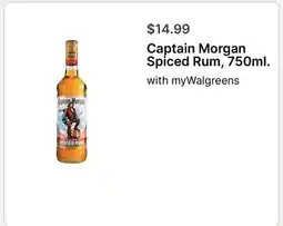 Walgreens Captain Morgan Spiced Rum offer