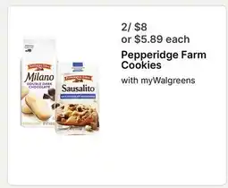 Walgreens Pepperidge Farm Cookies offer