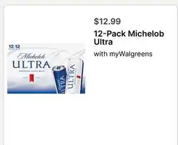 Walgreens 12-Pack Michelob Ultra offer