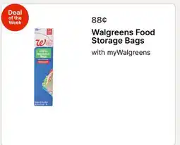 Walgreens Walgreens Food Storage Bags offer
