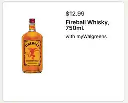 Walgreens Fireball Whisky offer