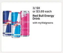 Walgreens Red Bull Energy Drink offer