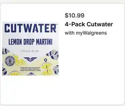 Walgreens 4-Pack Cutwater offer