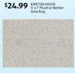 Aldi KIRKTON HOUSE 5' x 7' Plush or Berber Area Rug offer