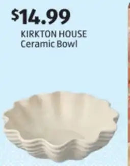 Aldi KIRKTON HOUSE Ceramic Bowl offer