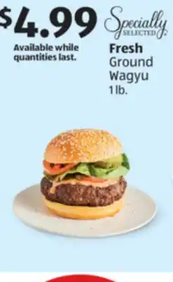Aldi Fresh Ground Wagyu offer