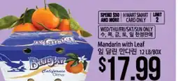 Hmart Mandarin with Leaf offer