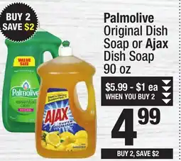 Super King Markets Palmolive Original Dish Soap or Ajax Dish Soap offer
