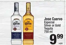 Super King Markets Jose Cuervo Especial Silver or Gold Tequila offer