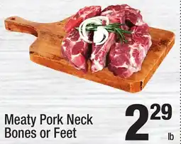 Super King Markets Meaty Pork Neck Bones or Feet offer