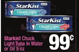 Super King Markets Starkist Chuck Light Tuna In Water or Oil offer