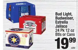 Super King Markets Bud Light, Budweiser, Estrella Jalisco offer