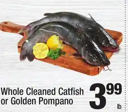 Super King Markets Whole Cleaned Catfish or Golden Pompano offer