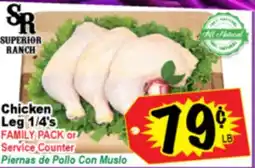Superior Grocers Chicken Leg 1/4's offer