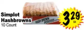 Superior Grocers Simplot Hashbrowns offer